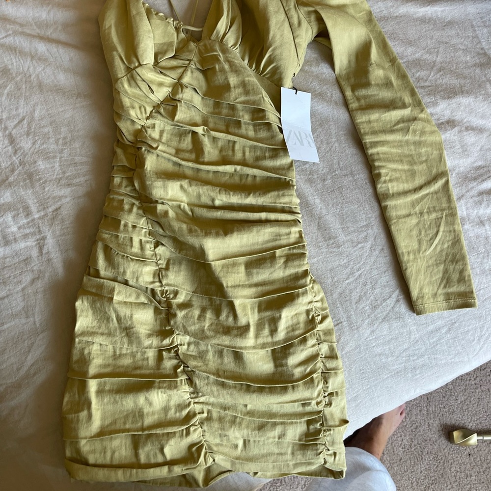 Zara One Shoulder Mini Dress